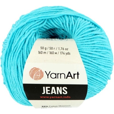 YarnArt Jeans 33 tyrkysová