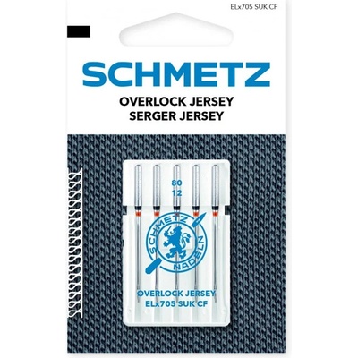 Schmetz Ihly pre coverlocky ELx705 SUK CF 80