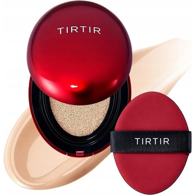TIRTIR Mask Fit Red Cushion dlouhotrvající make-up v houbičce s vysokou UV ochranou 21C Cool Ivory 18 g