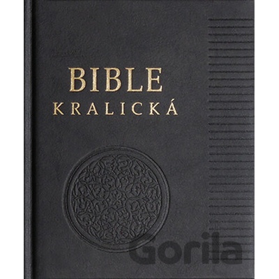 Poznámková Bible kralická černá, pravá kůže - Česká biblická společnost