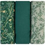 KikkaBoo Комплект 3 бр муселинови пелени 75х75 см Secret Garden Green (31103010103) - tary