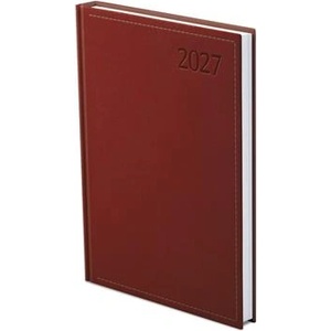 TopTimer Календар, планирач, A5, ежедневен, TOPTIMER „Traditional, бордо 27T021T-002 (27T021T-002)
