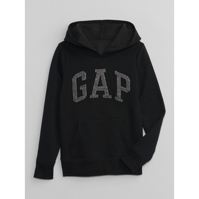 GAP detská mikina s kapucňou Čierna