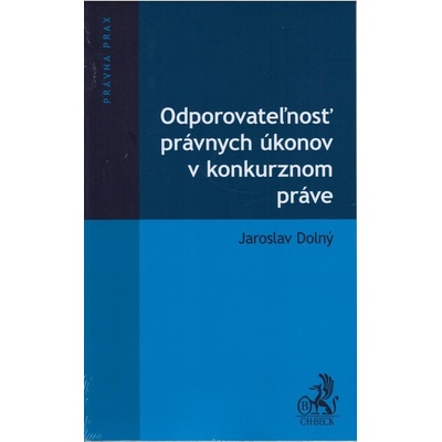 Odporovateľnosť právnych úkonov v konkurznom práve