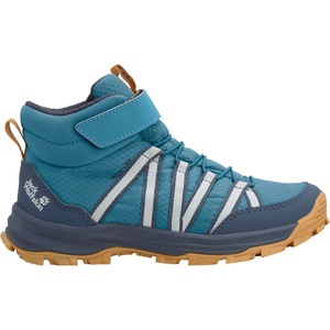 Jack Wolfskin Детски туристически обувки Jack Wolfskin Kid's Wild Hike Texapore Mid VC Walking boots - Galapagos - размер 29 (EU) (702-6214-0114)