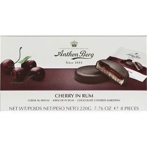 Anton Berg Anthon Berg Шоколадови бонбони Череша в ром 220 г кутия