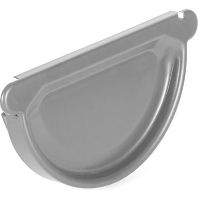 Evromat Čelo s tesnením pre odkvapový žľab 333 mm pozinkované