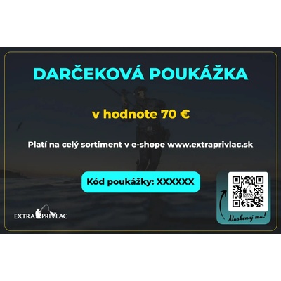 Darčeková poukážka 70€