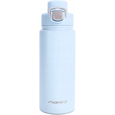 Kamille termohrnek nerezová ocel 600 ml s pojistkou víka sv.modrá