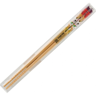 Tokyo Design Hůlky design Kočka 1 pár Červené