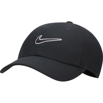 NIKE-U NK CLUB CAP U CB SWSH L Čierna