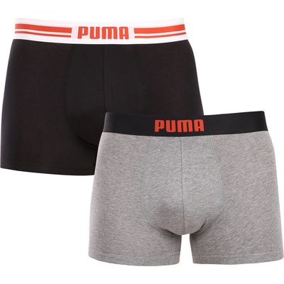 PUMA Пакет от два - мъжки боксерки Puma многоцветни Puma | Cheren Siv Mnogotsveten | МЪЖЕ | M