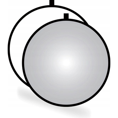 BLENDA DIFUZÉR kulatý 80cm bílý a stříbrný pouzdro