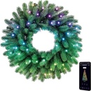 Twinkly Twinkly GD20P4425P00 LED RGB Stmievateľný vianočný veniec 50xLED pr. 60 cm Wi-Fi TW0059