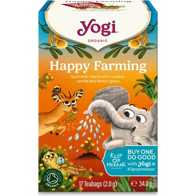 Yogi Tea BIO Happy farming Yogi tea 17 sáčků 34 g
