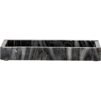 Bloomingville Поднос Feliza мраморен 25 см сив (82068086)