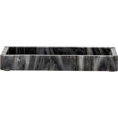 Bloomingville Поднос Feliza мраморен 25 см сив (82068086)