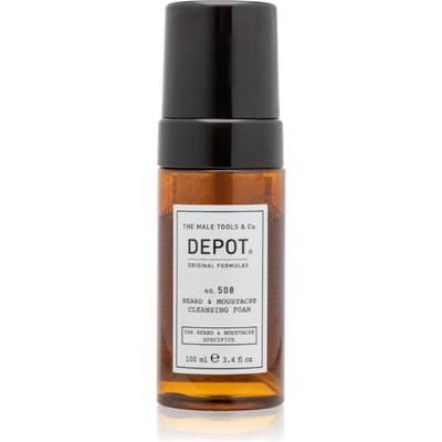 Depot 500 BEARD & MOUSTACHE SPECIFICS NO. 508 BEARD & MOUSTACHE CLEANSING FOAM почистваща пяна за брадата 100ml
