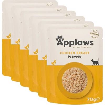 Applaws s kuřecími prsy v vývaru 6 x 70 g