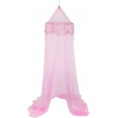 DekorStyle Baldachýn nad postel Princess růžový 60x250 cm růžový
