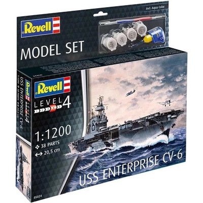 Revell USS Enterprise CV 6 súprava 1:1200