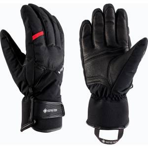 Viking Мъжки скиорски ръкавици Viking Branson GTX black/red