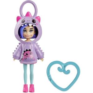 Mattel Mattel Polly Pocket: Кукла с качулка във формата на динозавър (HRD62) (97456)