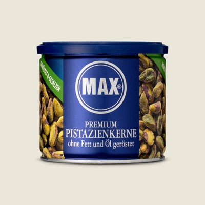 Max Kiene Prémiové pistácie loupané pražené a solené 150 g