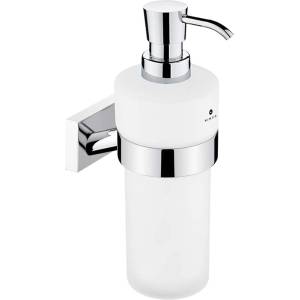 Nimco Keira - Дозатор за сапун с държач, матирано стъкло/хром KE 22031W-26 (KE 22031W-26)