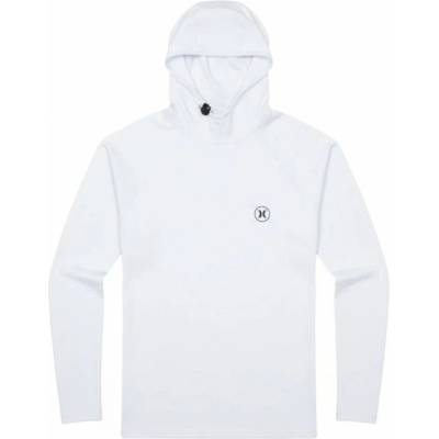 Hurley Мъжка ликра Hurley Rash Slim Fit L/S Icon Hooded Lycra - White (050-2358-0212)