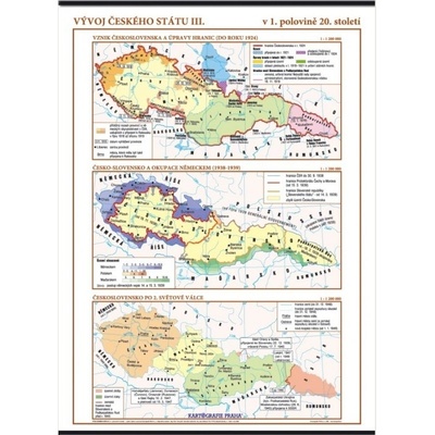 Kartografie Praha Vývoj českého státu III. (1. pol. 20. století)