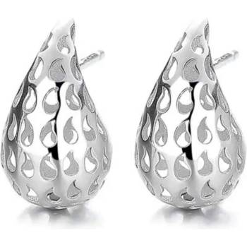 Silenti Jewelry Сребърни обеци "Капка