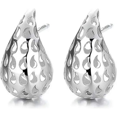 Silenti Jewelry Сребърни обеци "Капка