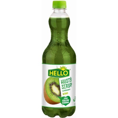 HELLO Hustý sirup s příchutí kiwi 700 ml