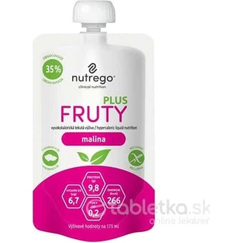 nutrego FRUTY PLUS malina 4 x 175 ml