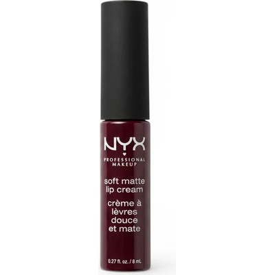 NYX Professional Makeup Soft Matte Lip Cream Tekutá rtěnka tmavě červená 8 ml