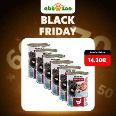 Bewi Dog bohaté na hydinové srdce 6 x 400 g