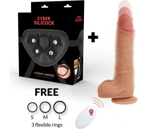 Cyber Silicock Strap-On Master Huck Remote Control