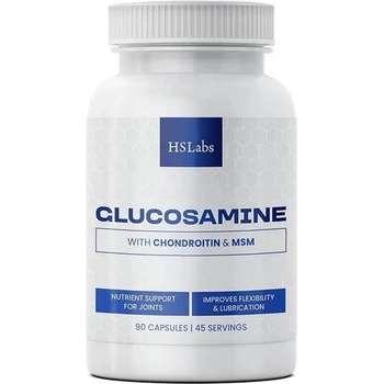 HS Labs Glucosamine with Chondroitin & MSM, 90 капсули, HS Labs (HS0259)