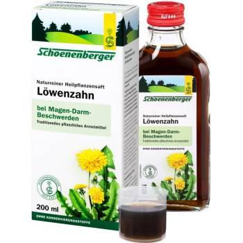 Schoenenberger Bio čerstvá rostlinná šťáva Smetánka lékařská 200 ml