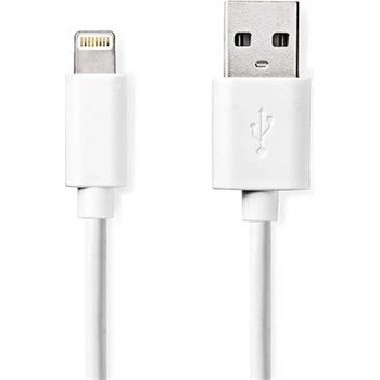 Nedis CCGL39300WT10 Apple Lightning 8pinový, USB-A Zástrčka, 1m, bílý