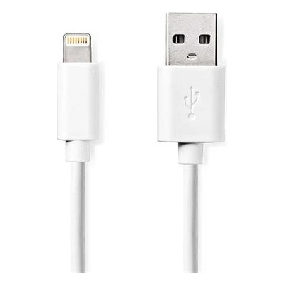 Nedis CCGL39300WT10 Apple Lightning 8pinový, USB-A Zástrčka, 1m, bílý