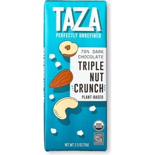 TAZA Chocolate 70% TRIPLE NUT CRUNCH 70 g