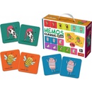 Trefl Pexeso Classic&Plus Zvieratká v pohybe 3v1