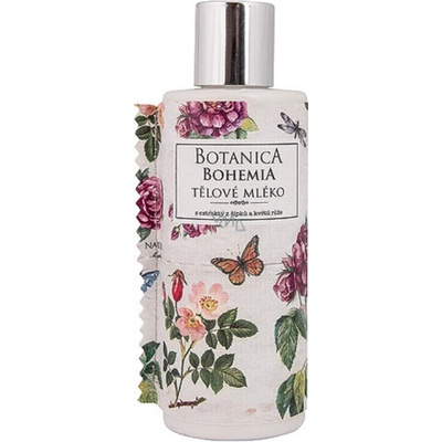 Bohemia Gifts & Cosmetics Botanica Šípek a ruže telové mlieko 200 ml