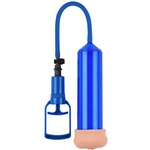 Toyz4Lovers Пенис помпа с накрайник Кибер Кожа "touch sens blue" 20 см