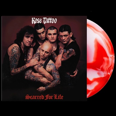 Rose Tattoo - Scarred For Life Red White Vinyl LP