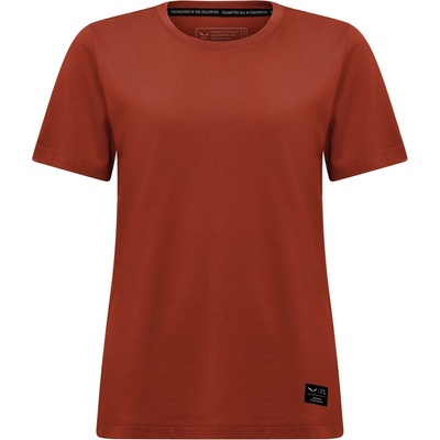 Salewa Дамска тениска Salewa Women's Eagle Logo Patch T-Shirt - Etruscan Red - размер 42 (EU) (916-4542-0116)