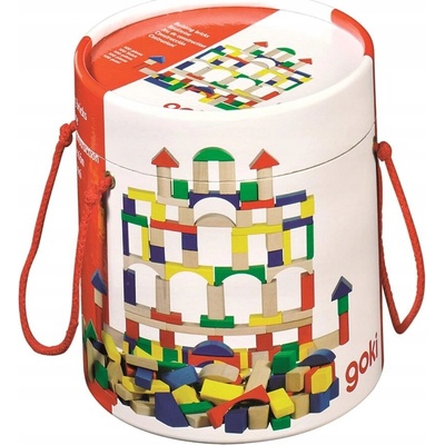 GOKI 58669 Stavebné kocky vo vedierku