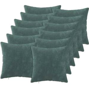 vidaXL Калъфка за възглавница 12 pcs HEERLEN Морско синьо 50 x 50 cm (910971)